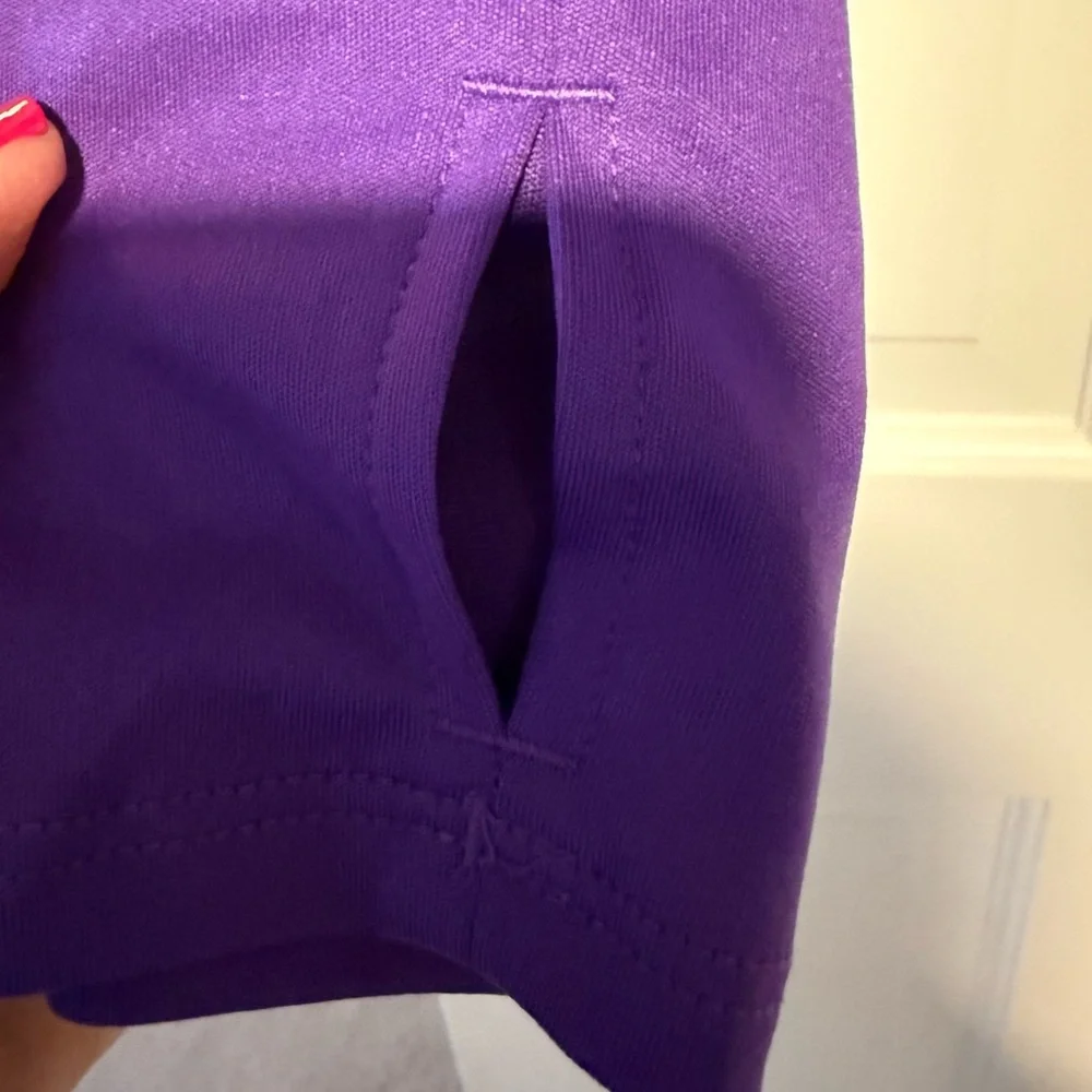 Under Armour Purple HeatGear 1/4 Zip Pullover Top XL - Picture 4 of 8
